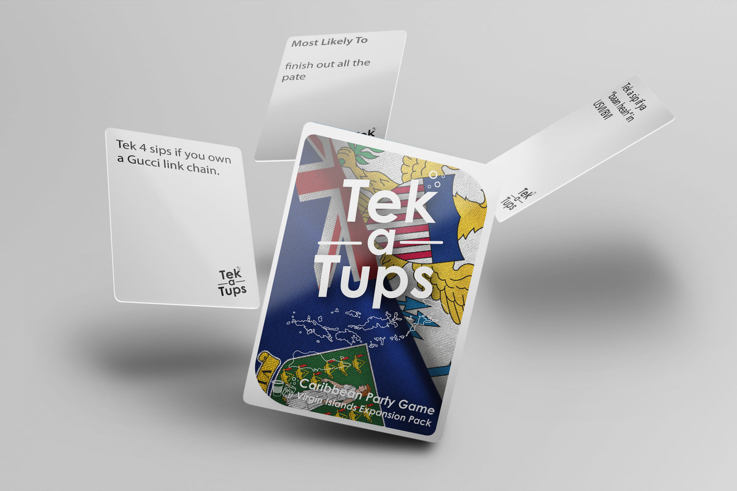 Virgin Islands Expansion Card Game - Tek A Tups