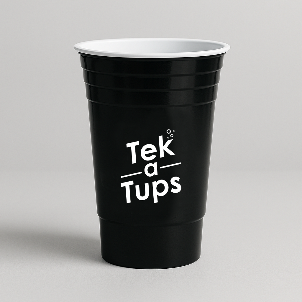 Tek a Tups 16 oz Double Wall Insulated Plastic Cup