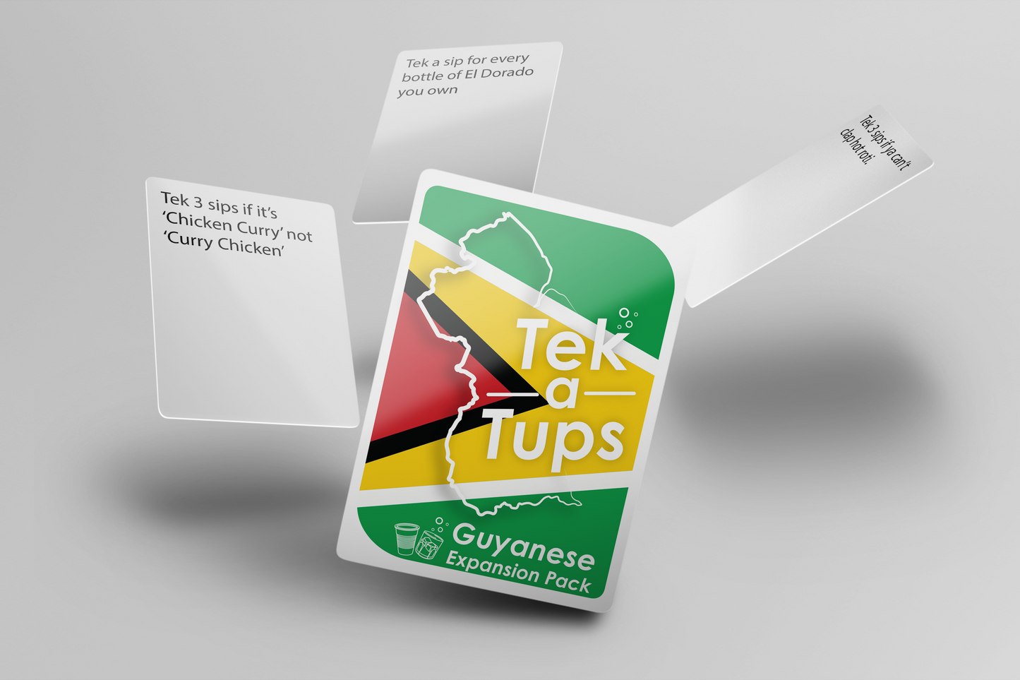 Guyanese Expansion Card Game - Tek A Tups