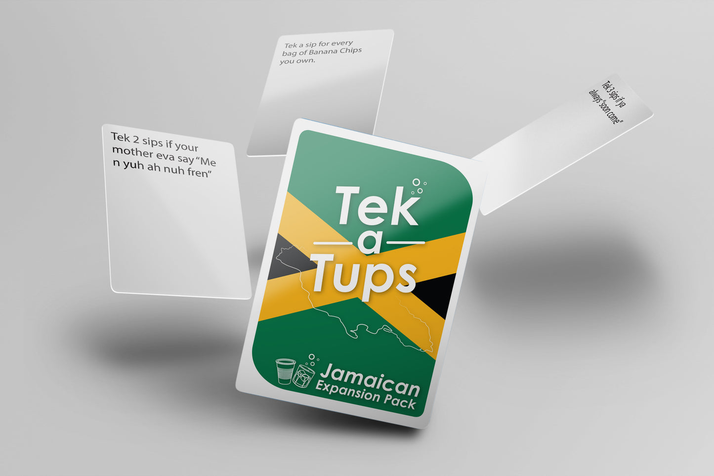 Jamaican Expansion Card Game - Tek A Tups