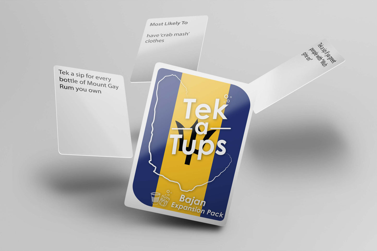 Bajan Expansion Card Game - Tek A Tups