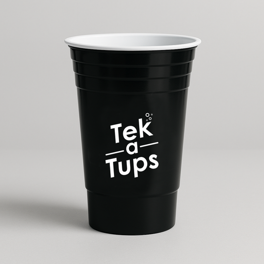 Tek a Tups 16 oz Double Wall Insulated Plastic Cup